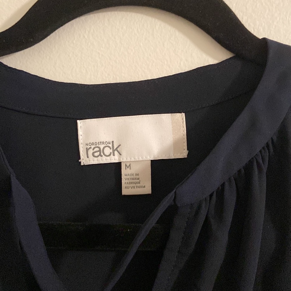 Nordstrom Rack Ruffle Sleeve Blouse - Picture 2 of 4
